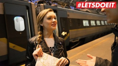 Blonde Russian tourist Emily Thorne eats cum and gets banged abroad POV - Youpornanime