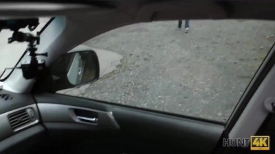 Wild Car Ride: Hot Slut Gets Down & Dirty While BF Watches
