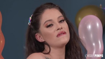 Erotic Cake Smash & Vibrator Bliss with Big Tits Brunette