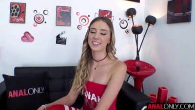 Anal Adventure: Her Tight Little Ass Needs Stretching