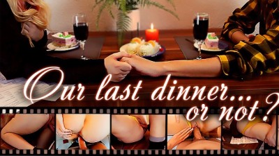 Our last Dinner Turned into Hot Sex. Romantic. POV. Big Ass. Creampie | Lovely Dove