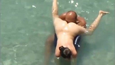 Spying on a Couple having Sex at the Beach