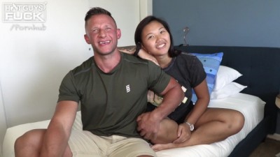 Ripped DILF Heath Hooks up with a Thick Asian Teen for his first Porn! (+18)