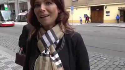 Naughty american mature fucked hard by stranger in Europa for the money