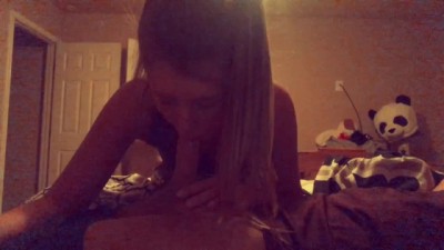 This Teen Blowjob is Perfect. had to be Quiet with Guests in the other Room (+18)