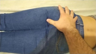He took off my Jeans and Creampie in my Tight Pussy