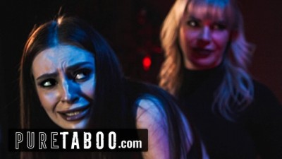 PURE TABOO Therapist Manipulates Babe into Public Strap-On DP