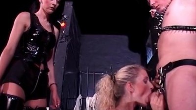 Slutty MILF enjoys dominating horny couple