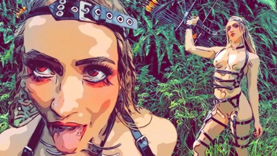 SecretCrush - Babe Craving Cock Dominates Tied up Hunter during Apocalypse