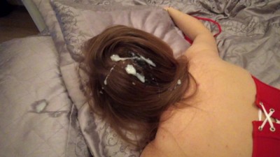 Cum desi village bf on babe's hair!
