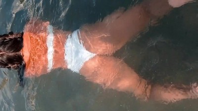 Beach mature cougar orgy Girl With Big Ass Rides Strange Cock Until He Cums Inside