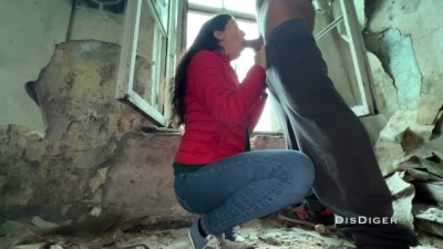Hard fucked girlfriend in a bf romance wali scary abandoned house