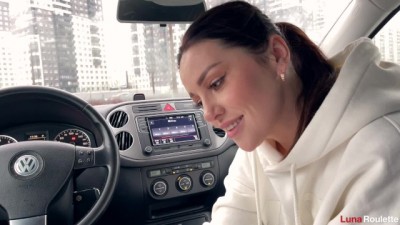 Hot blowjob in townsville porn the parking lot with cum swallowing