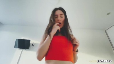 Helped a chubby creampie porn girlfriend to close three rings of activity (mouth, pussy, asshole)