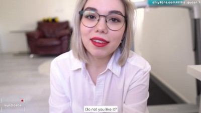 Student fucked a teacher on the sharon lee creampie table