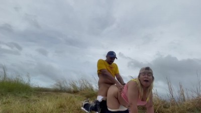 Kantutan sa bundok (literal black ssbbw anal outdoor sex)